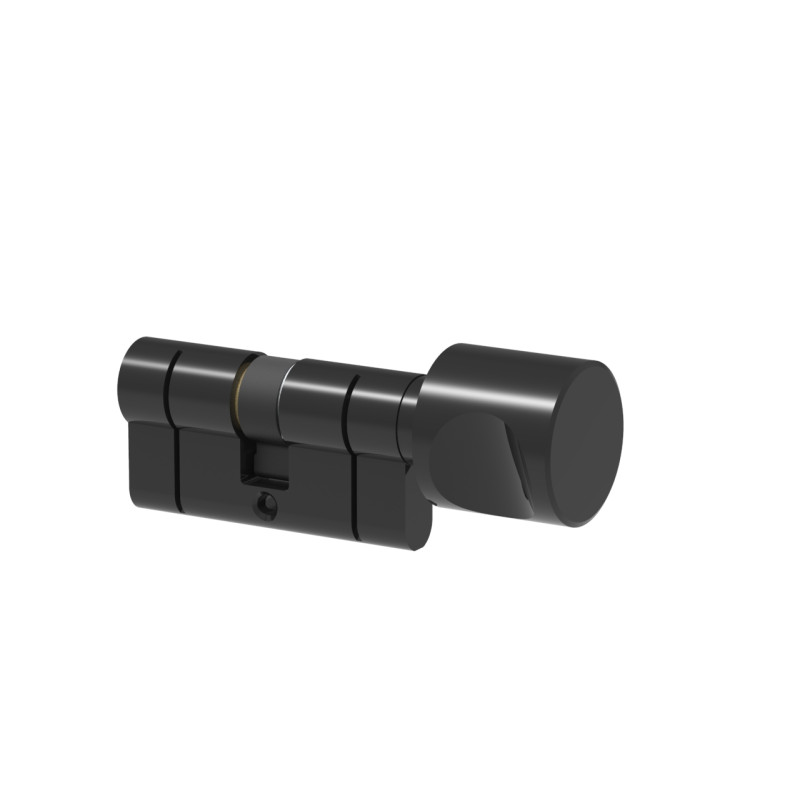 Wkładka Łucznik CP 30-30 gałka MF10 czarna na kod klucza
